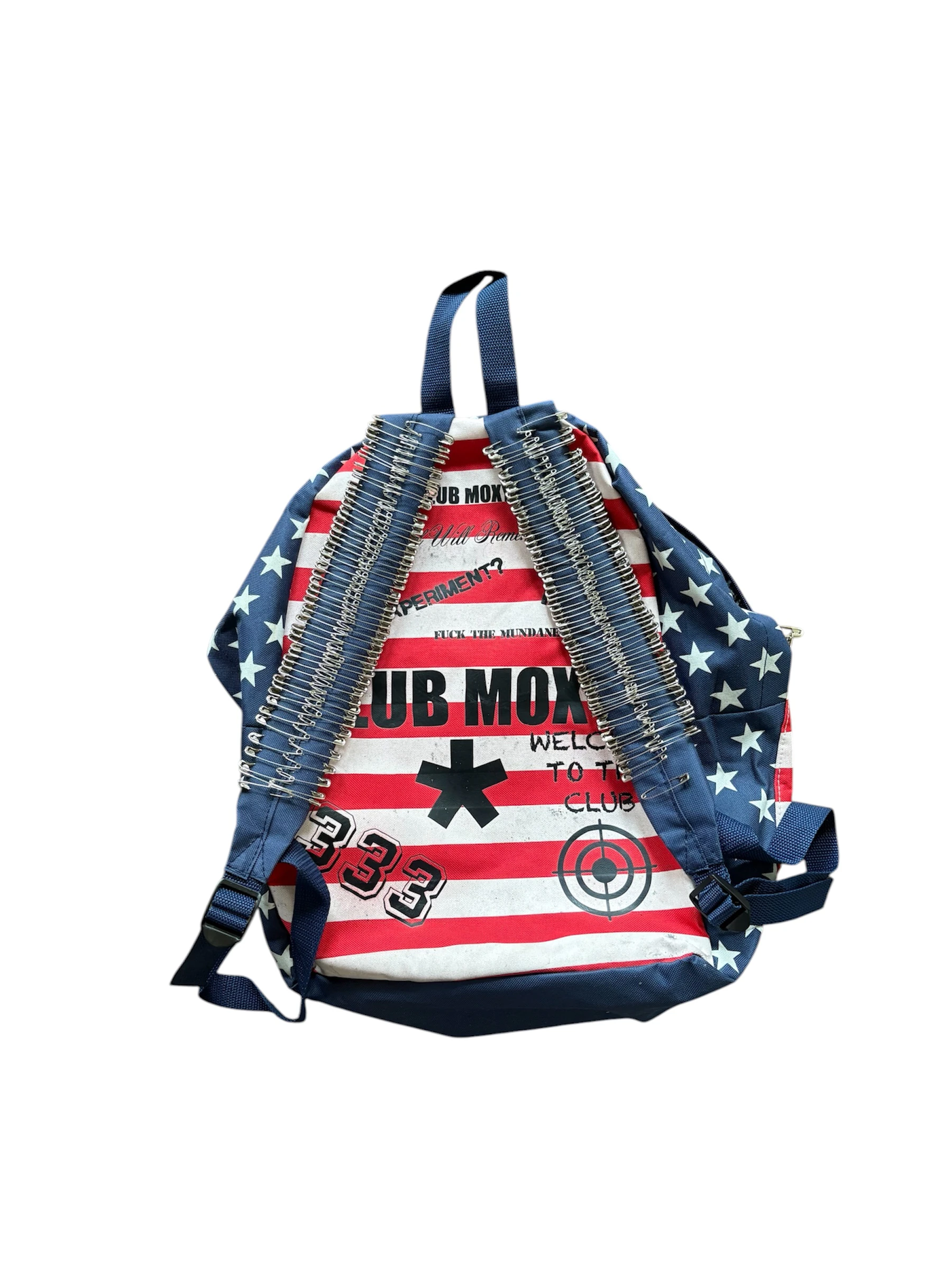 Armor Backpack — American Flag, front view.